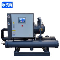 冷水哥30匹螺桿式冷水機工業降溫制冷機水循環冷凍機冰水機組注塑廠家